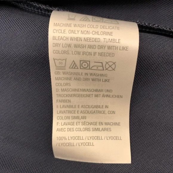 Laurie Felt Belted Utility Jacket with Contrast
Print Detai Indigo Sz 8 - Picture 9 of 12